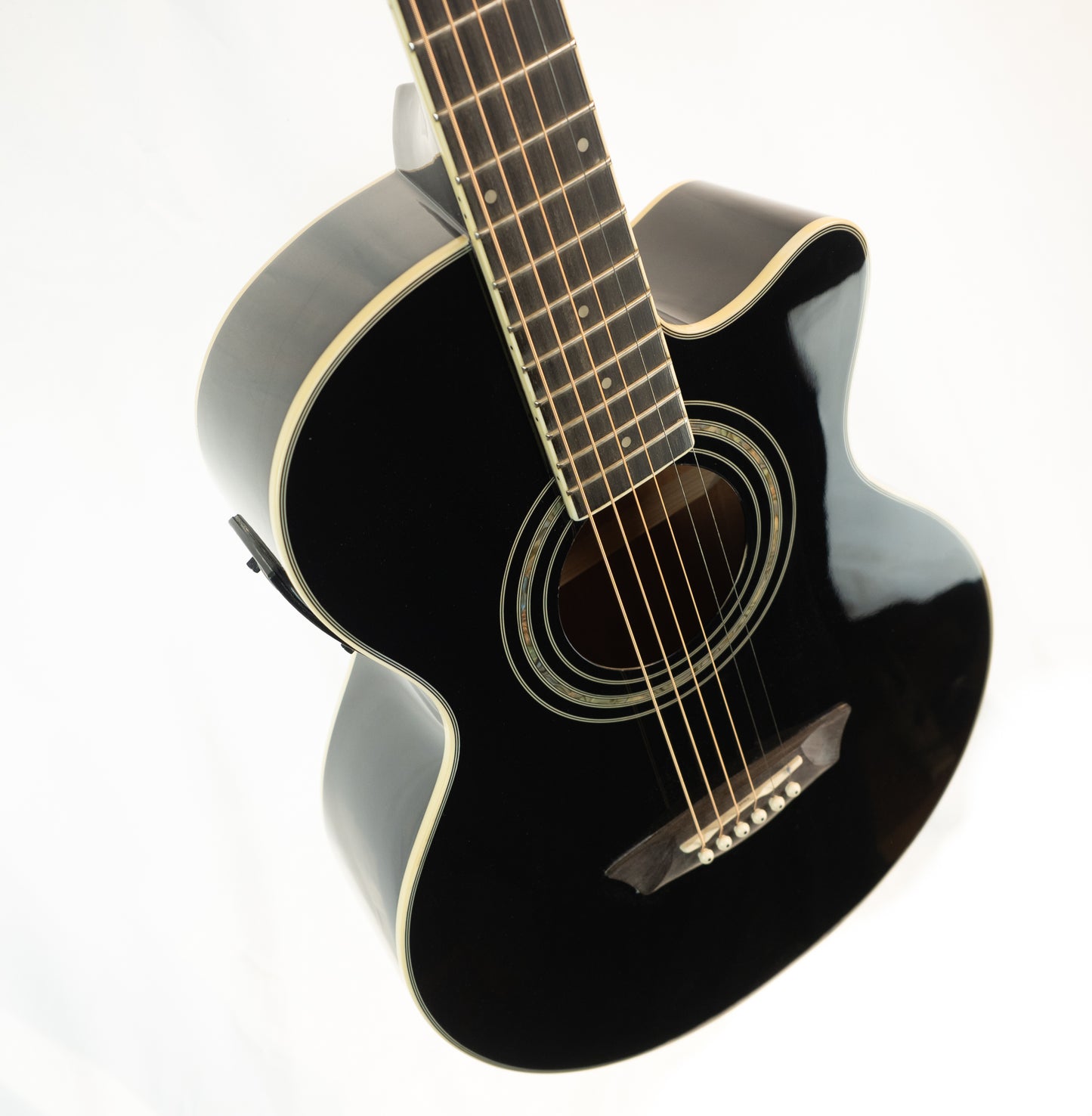 Ibanez EA10B cutaway acoustic electric guitar, gloss black