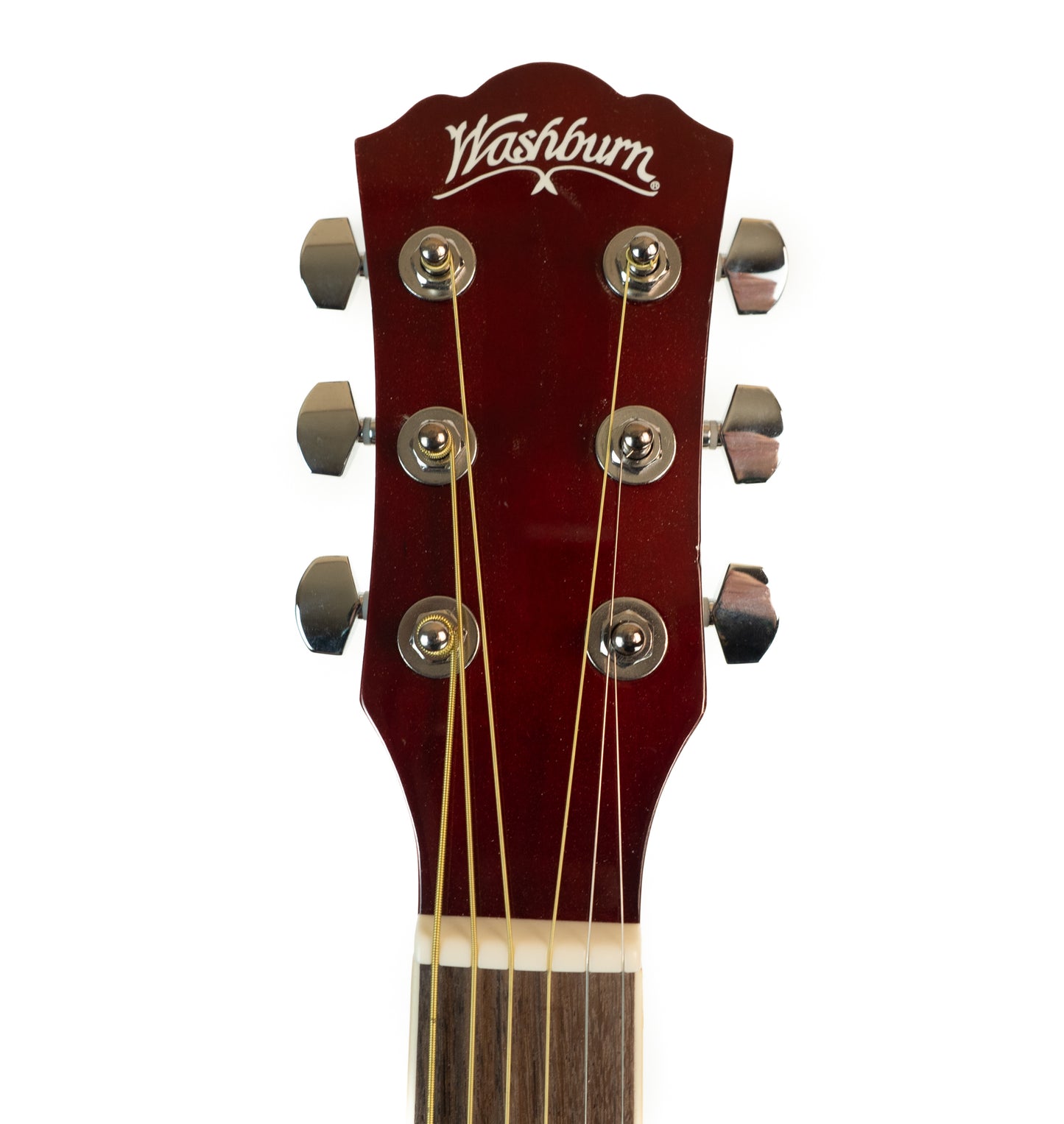 Washburn WA90CETWR wine red dreadnought cutaway acoustic electric guitar