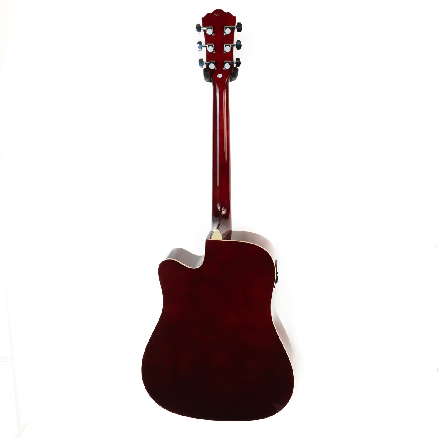 Washburn WA90CETWR wine red dreadnought cutaway acoustic electric guitar