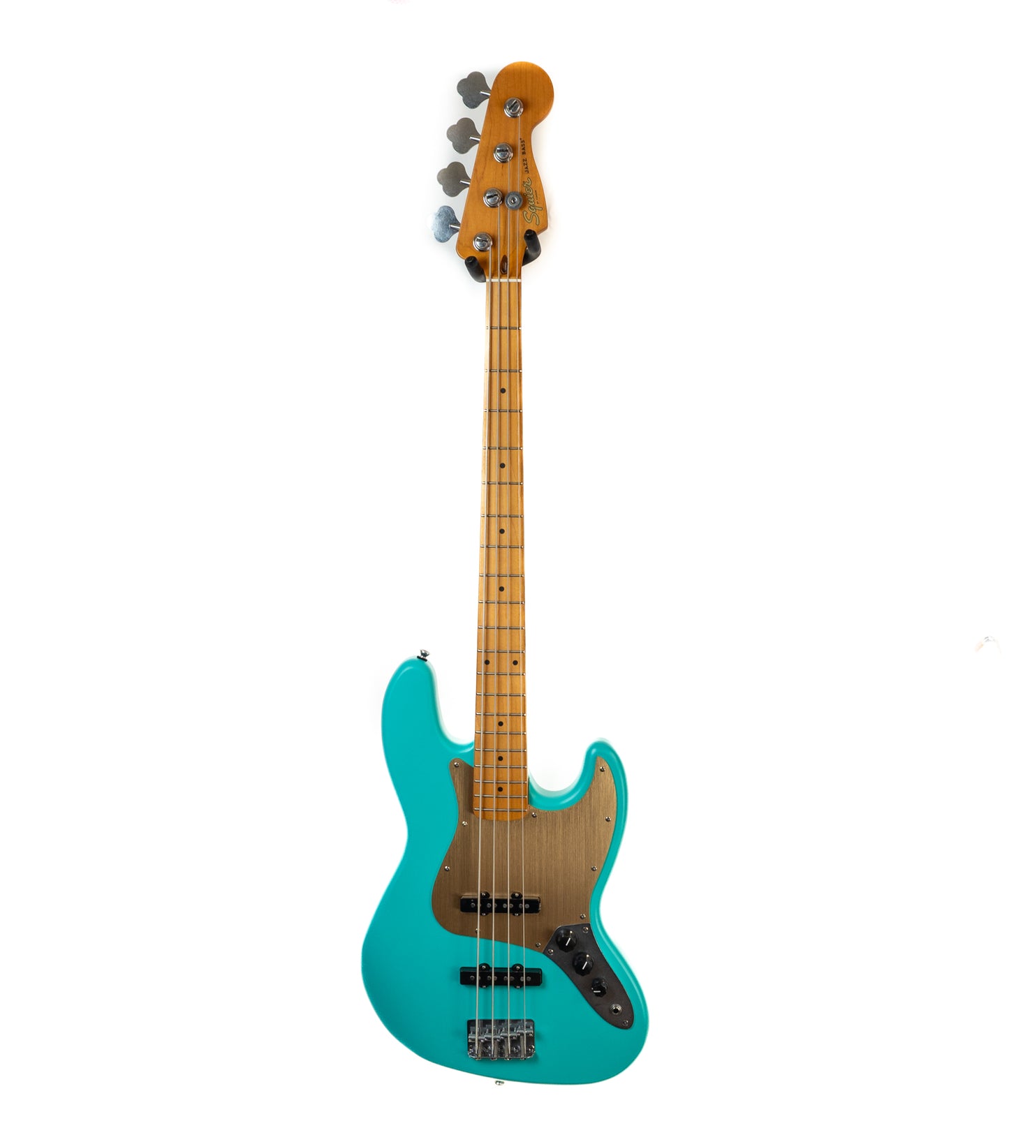 Fender 40th Anniv. Jazz Bass, Vintage Edition, Maple Fingerboard, Gold PG, Satin Sea Foam Green Bass Guitar