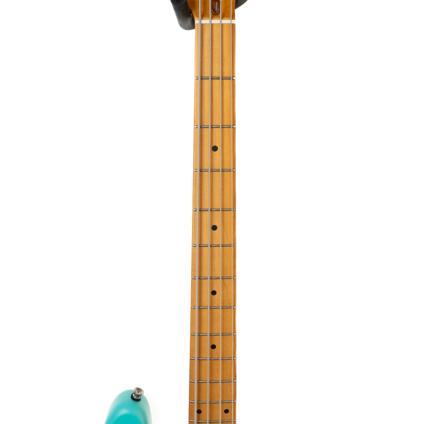 Fender 40th Anniv. Jazz Bass, Vintage Edition, Maple Fingerboard, Gold PG, Satin Sea Foam Green Bass Guitar