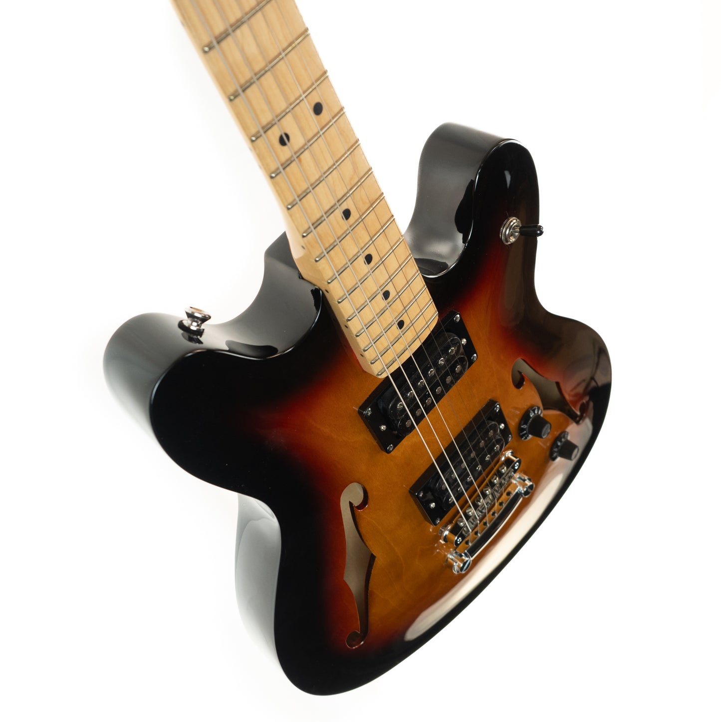 Squier Affinity Starcaster Semi-Hollow Electric Guitar - Maple Fingerboard, 3-Color Sunburst