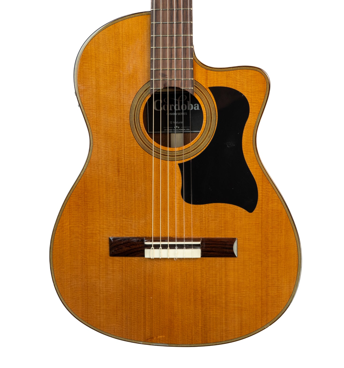 Cordoba Fusion 12 Natural Cedar Top Classical Acoustic-Electric Guitar Natural