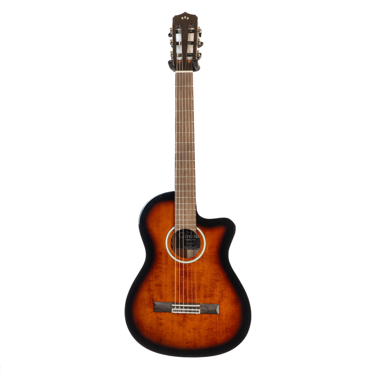 Cordoba Fusion 5 Nylon String Classical Acoustic Guitar with Electronics - Edge Burst