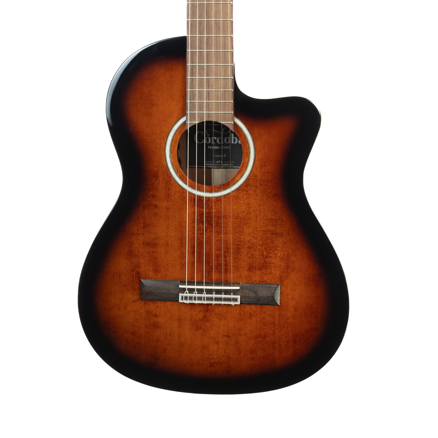 Cordoba Fusion 5 Nylon String Classical Acoustic Guitar with Electronics - Edge Burst