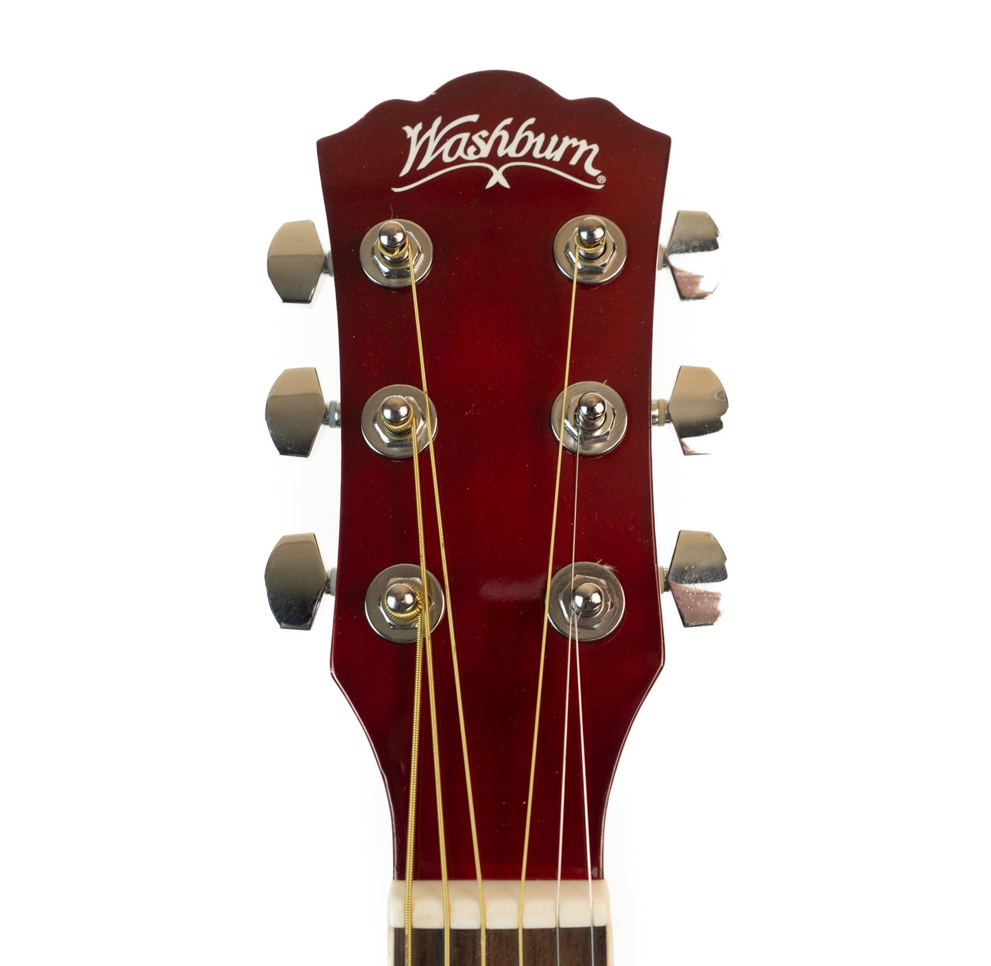 Washburn WA90CETWR wine red dreadnought cutaway acoustic electric guitar