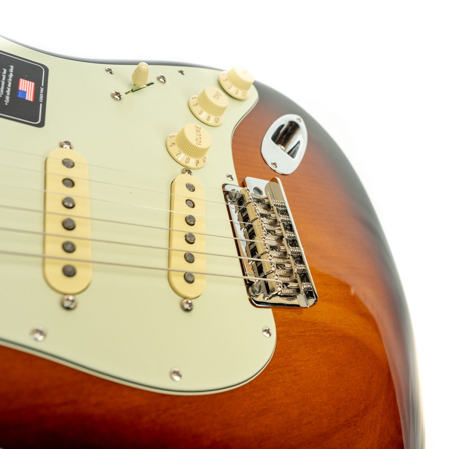 Fender American Pro II Stratocaster, rosewood fingerboard, two-tone sunburst w/OHSC
