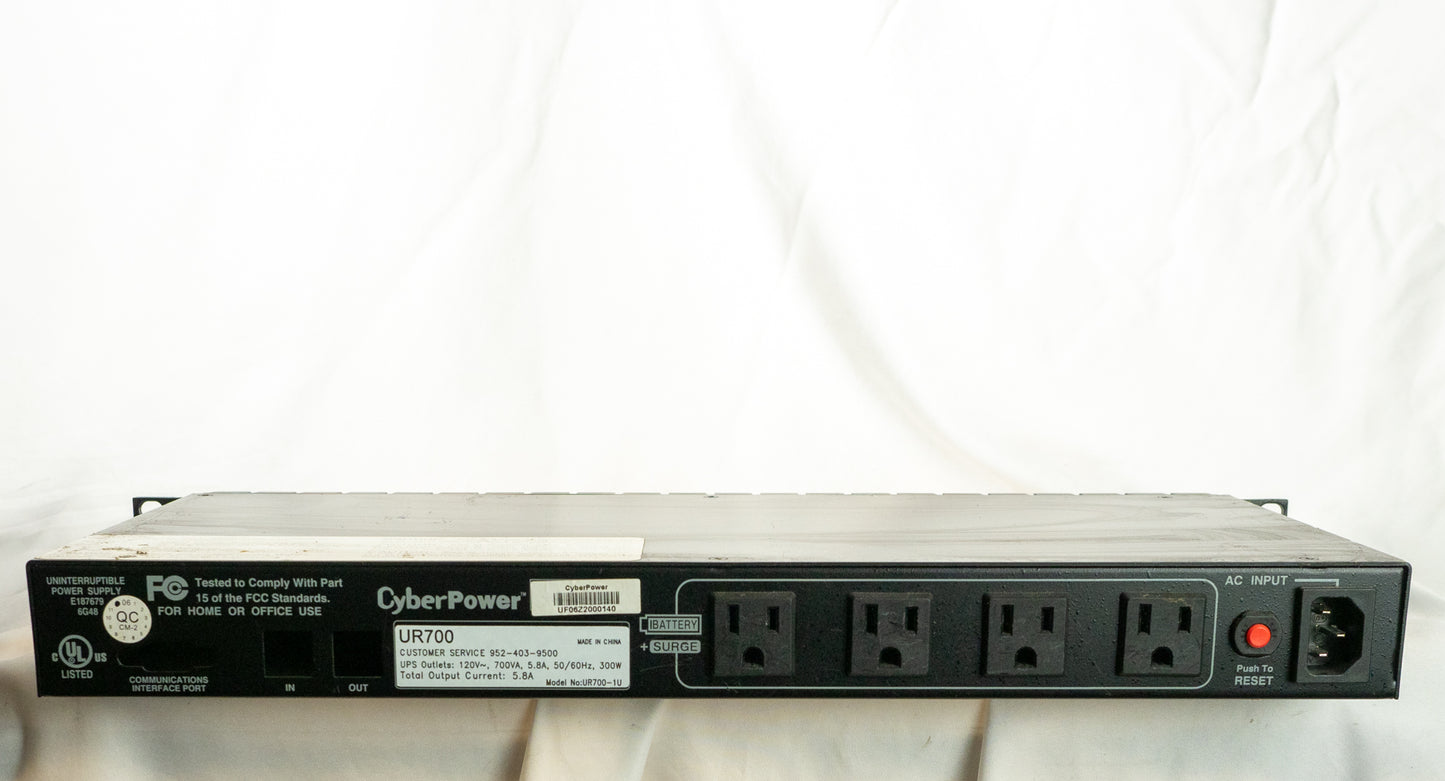 Cyberpower UR-700 empty box project, sold "AS IS", may be unsafe, for pros only.
