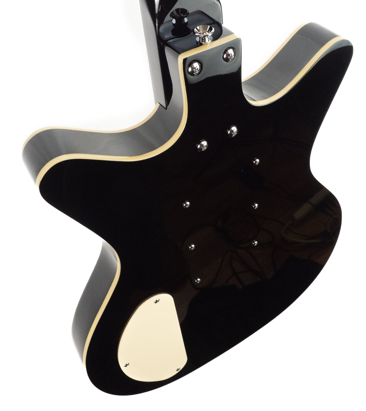 Danelectro 59 Triple Divine 3-lipstick pickup gloss black electric only 6 lbs, 2 oz, new model!